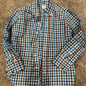 Boys button down collared shirt